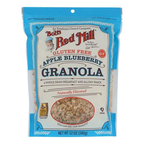 Bob's Red Mill - Gluten Free Apple Blueberry Granola - 12 Oz - Case Of 4 - 039978003652