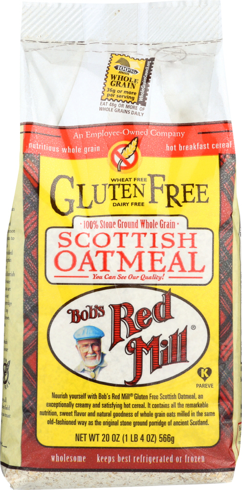 BOB’S RED MILL: Gluten Free Scottish Oatmeal, 20 oz - 0039978003720