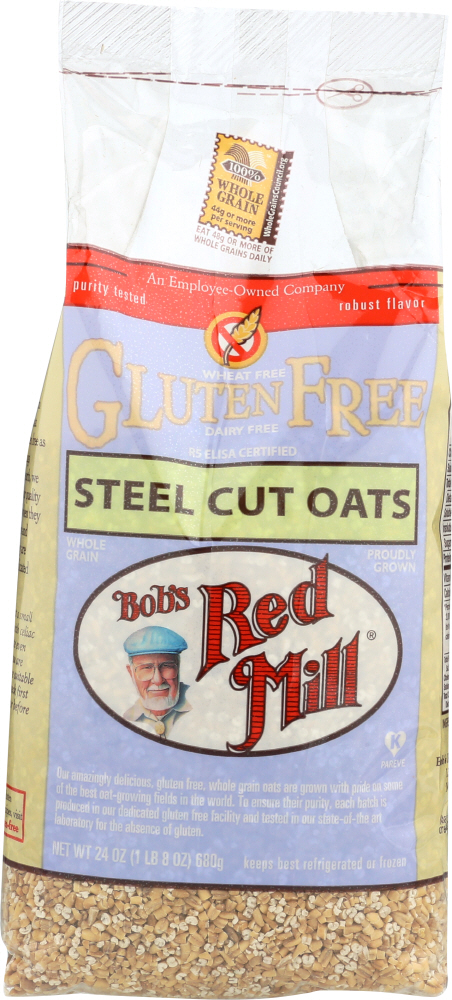 BOB’S RED MILL: Gluten Free Steel Cut Oats, 24 oz - 0039978003737
