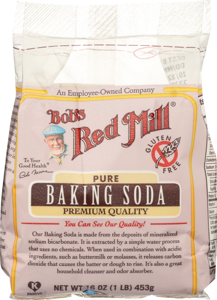 BOB’S RED MILL: Gluten Free Pure Baking Soda, 16 Oz - 0039978003911