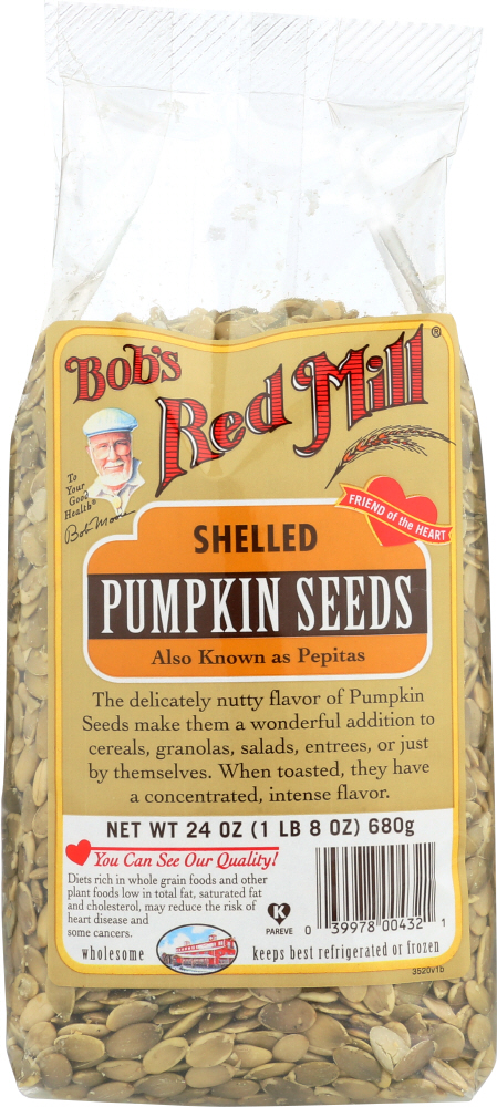 Bob'S Red Mill, Simply Raw Pumpkin Seeds - 039978004321