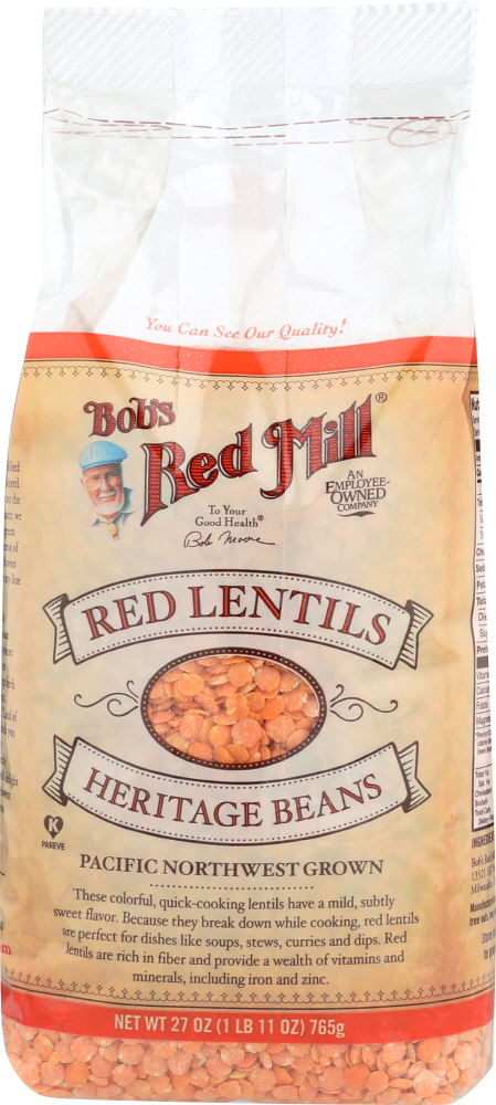 Red Lentils Heritage Beans - 039978004352