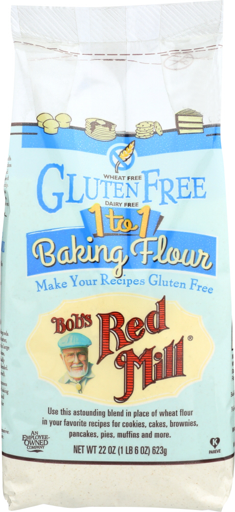 BOB’S RED MILL: Gluten Free 1 to 1 Baking Flour, 22 oz - 0039978004536