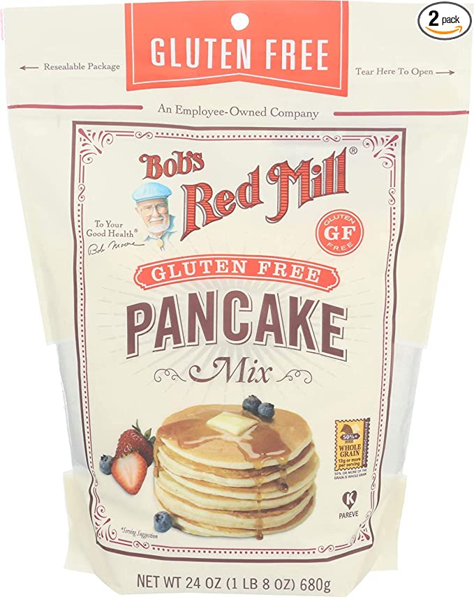 Bob's Red Mill Gluten Free Pancake Mix - 22 oz - 2 pk  - 039978004628