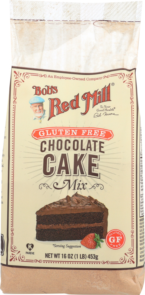 BOB’S RED MILL: Gluten Free Chocolate Cake Mix, 16 oz - 0039978004680