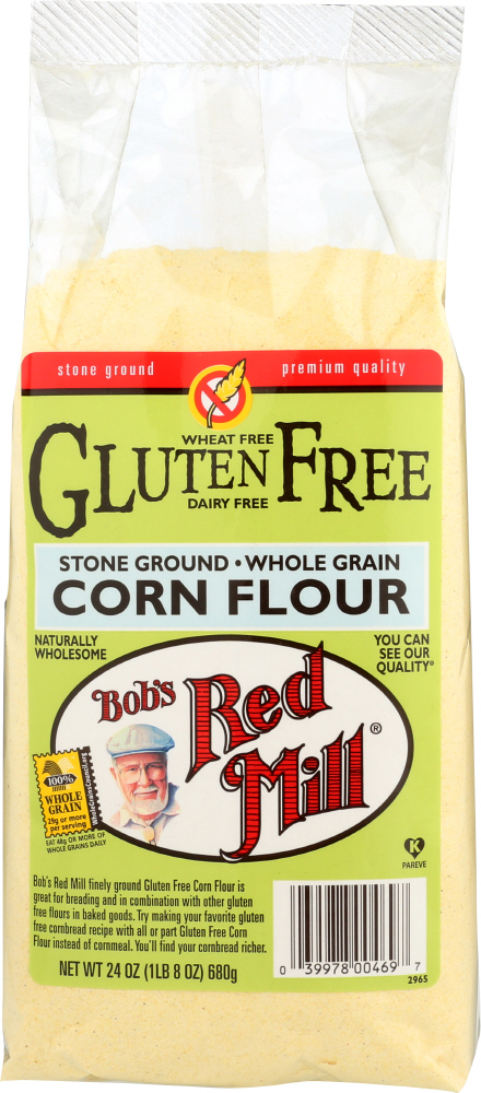 BOB’S RED MILL: Gluten Free Corn Flour, 24 oz - 0039978004697