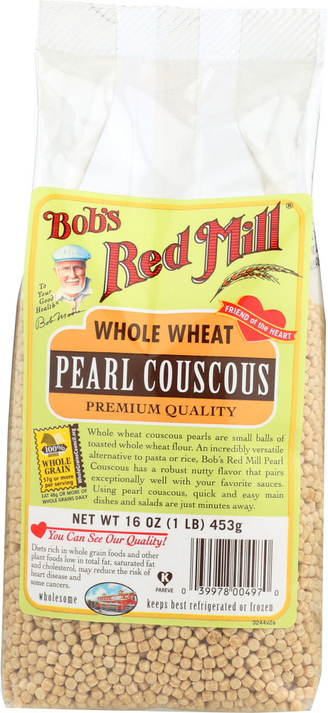 BOBS RED MILL: Whole Wheat Pearl Couscous, 16 oz - 0039978004970