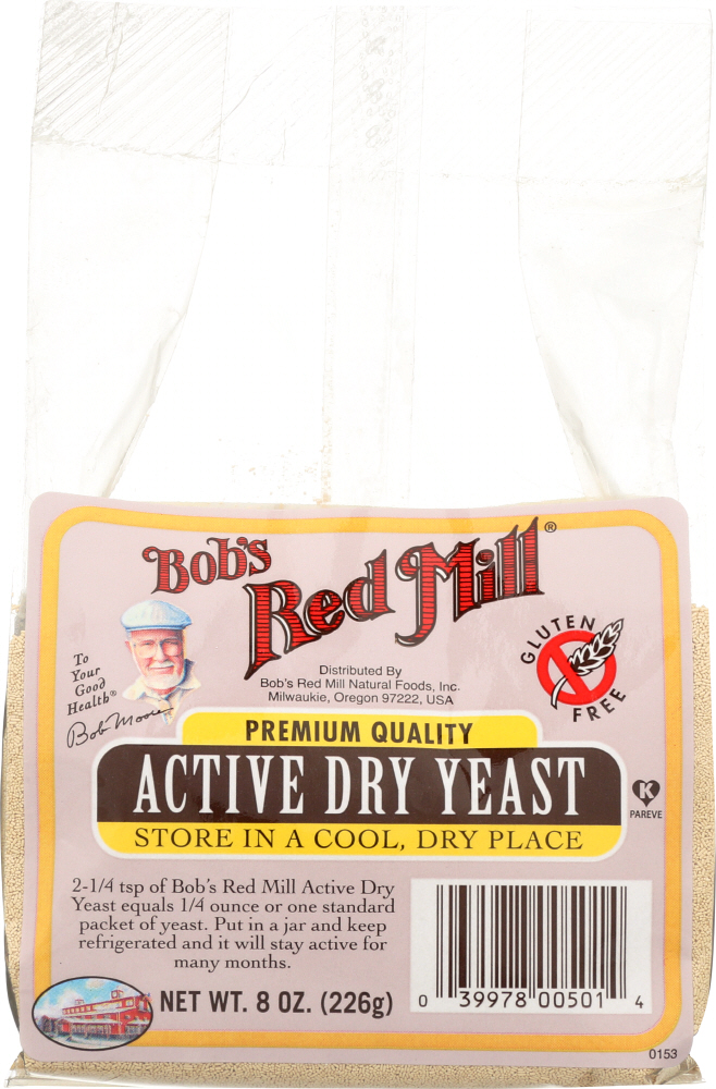 BOBS RED MILL: Active Dry Yeast Gluten Free, 8 oz - 0039978005014