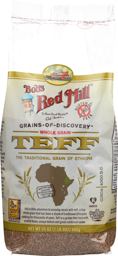 BOBS RED MILL: Whole Grain Teff Gluten Free, 24 oz - 0039978005366