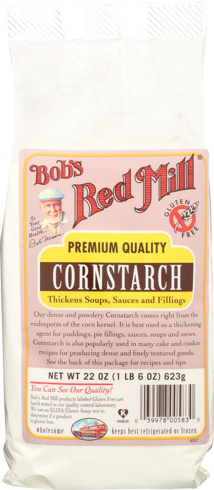 BOBS RED MILL: Corn Starch Gluten Free, 22 oz - 0039978005830