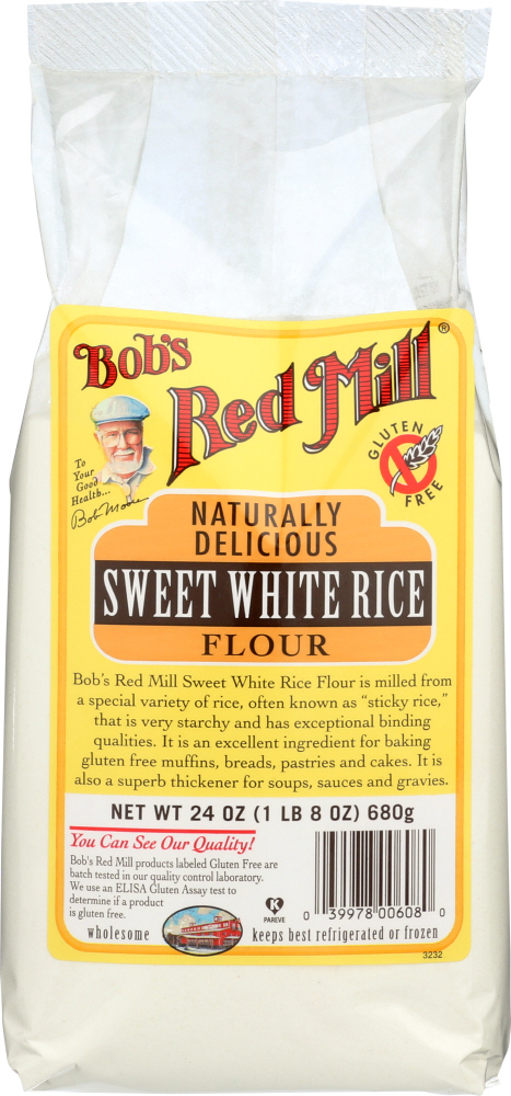 BOB’S RED MILL: Sweet White Rice Flour, 24 oz - 0039978006080