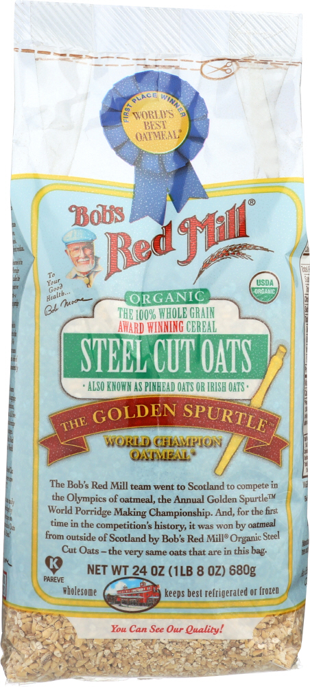 Whole Grain Steel Cut Oats Cereal - 039978009579