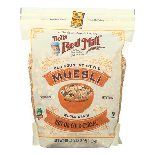 Bob's Red Mill - Cereal - Muesli - Hot Or Cold - Case Of 4 - 40 Oz - 039978011039