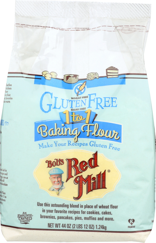 BOB’S RED MILL: Gluten Free 1 to 1 Baking Flour, 44 oz - 0039978014535
