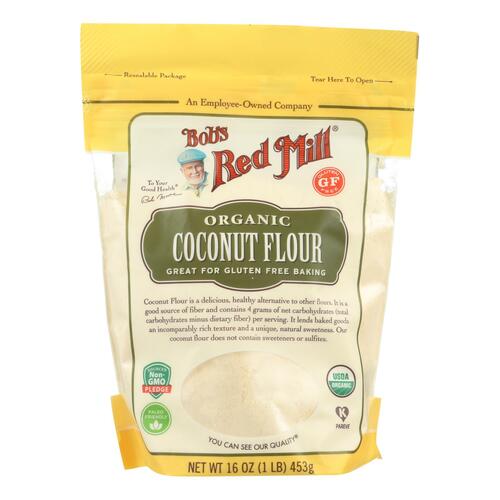 Bob's Red Mill - Flour - Organic - Coconut - Case Of 4 - 16 Oz - 039978018151