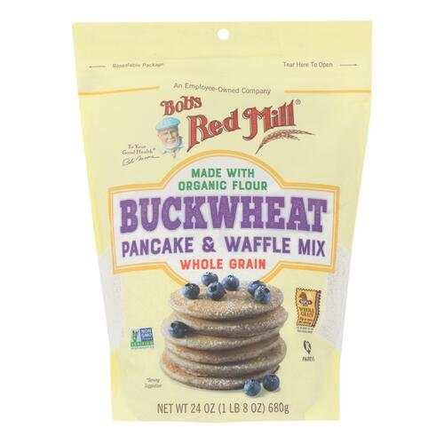 Buckwheat whole grain pancake & waffle mix, buckwheat - 0039978018816