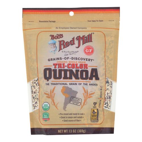 Organic whole grain tri-color quinoa - 0039978019462