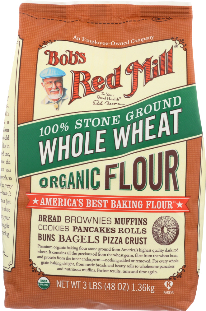 Bob'S Red Mill, Organic Whole Wheat Flour - 039978019875