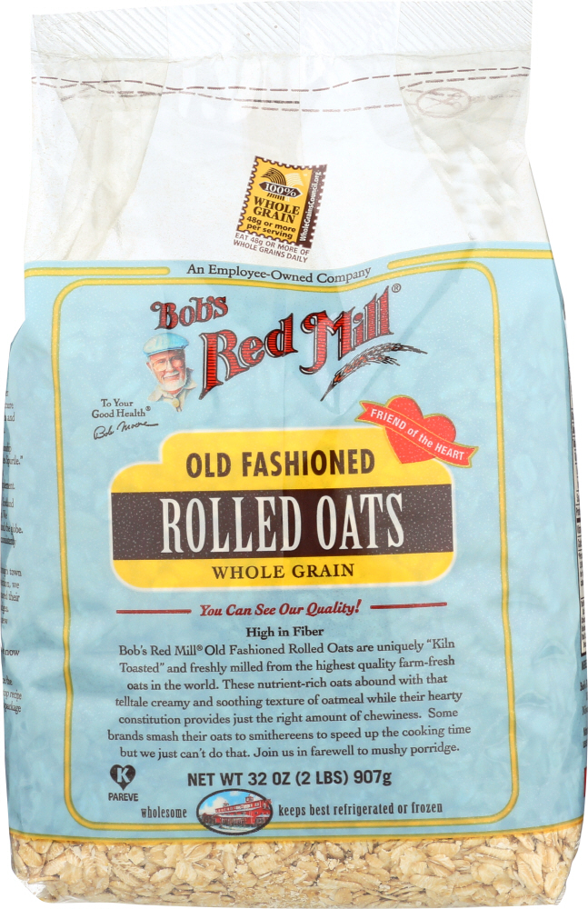 BOB’S RED MILL: Old Fashioned Rolled Oats Whole Grain, 32 Oz - 0039978021540
