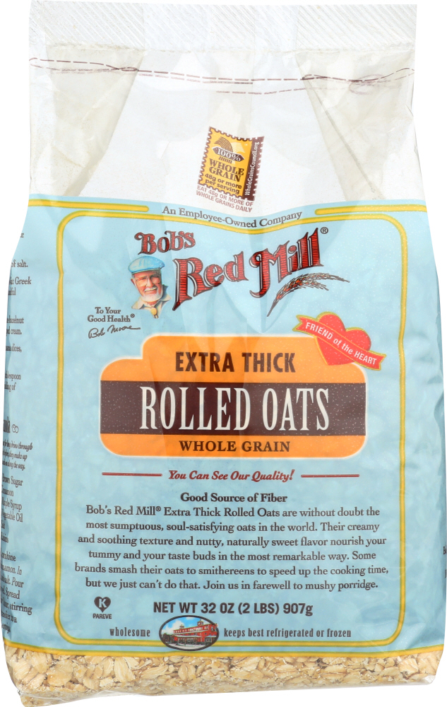 BOBS RED MILL: Extra Thick Rolled Oats, 32 oz - 0039978021557