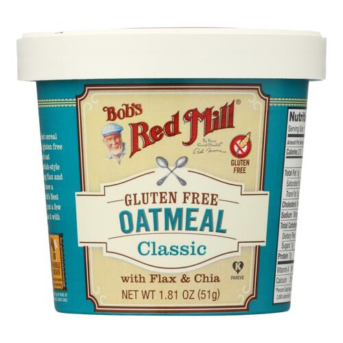 Bobs Red Mill Classic Oatmeal Cup, 1.81 Ounce - 12 per case. - 039978021847