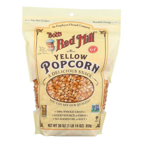 Bob's Red Mill - Popcorn - Yellow - Case Of 4 - 30 Oz. - 039978023070
