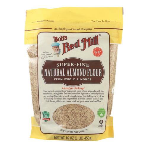 Bob's Red Mill - Flour - Almond - Natural - Case Of 4 - 16 Oz - 0039978023803