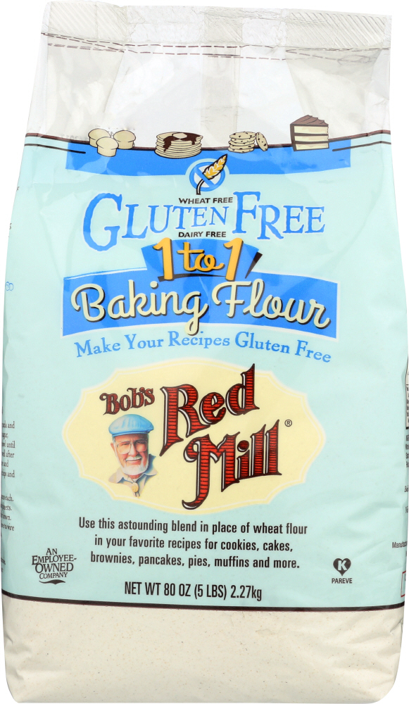 BOB’S RED MILL: Gluten Free 1 to 1 Baking Flour, 5 lb - 0039978024534