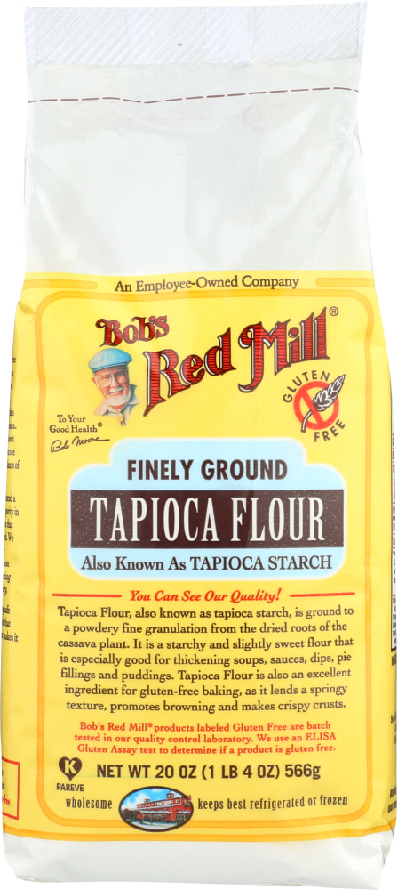 BOB’S RED MILL: Tapioca Flour Finely Ground, 20 Oz - 0039978025357