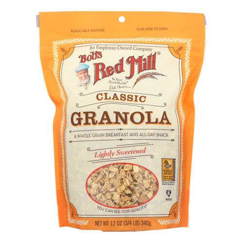  Bob's Red Mill Granola Natural NO-FAT ADDED, 12-ounces (Pack of4) - 039978026620