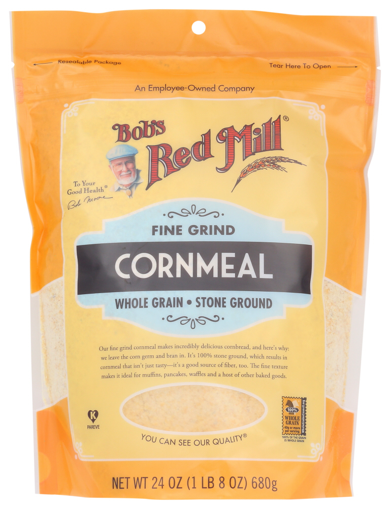 BOB’S RED MILL: Fine Grind Cornmeal, 24 oz - 0039978033055