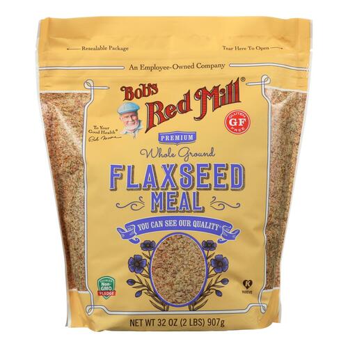 Bob's Red Mill - Flaxseed Meal - Gluten Free - Case Of 4 - 32 Oz - 039978033307