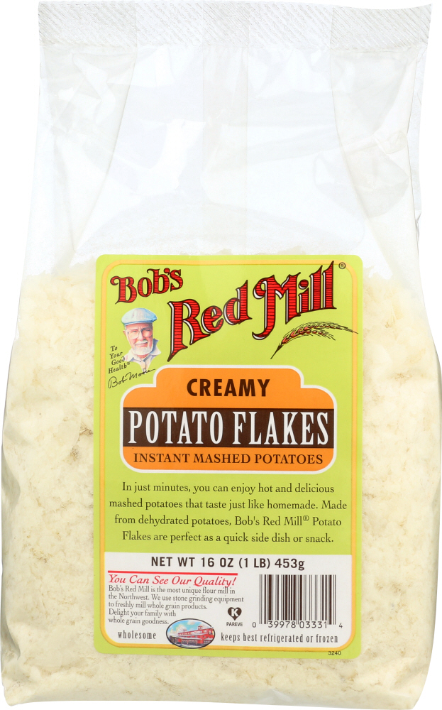BOBS RED MILL: Potato Flakes Instant Mashed, 16 oz - 0039978033314