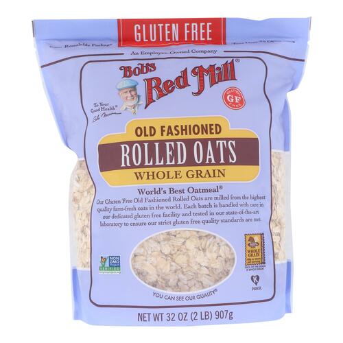  Bob's Red Mill Gluten Free Old Fashion Rolled Oats, 32-ounce - 039978033758