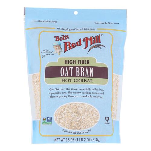 Bob's Red Mill - Oat Bran Hot Cereal - Case Of 4-18 Oz. - oat
