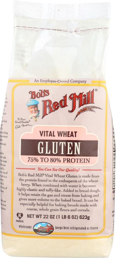 BOBS RED MILL: Vital Wheat Gluten Flour, 22 oz - 0039978043221