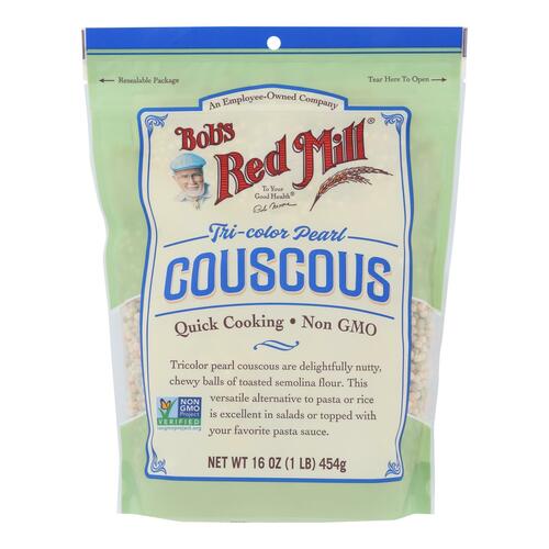 BOB’S RED MILL: Tri-Color Pearl Couscous, 16 oz - 0039978044983