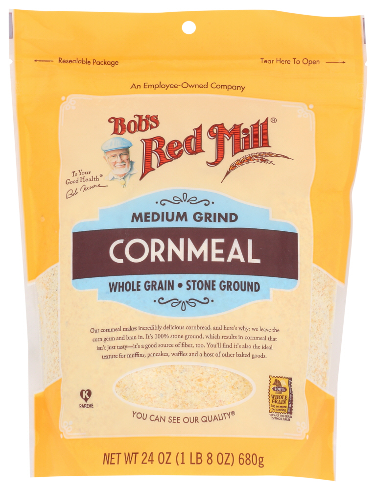 BOB’S RED MILL: Medium Grind Cornmeal, 24 oz - 0039978053046
