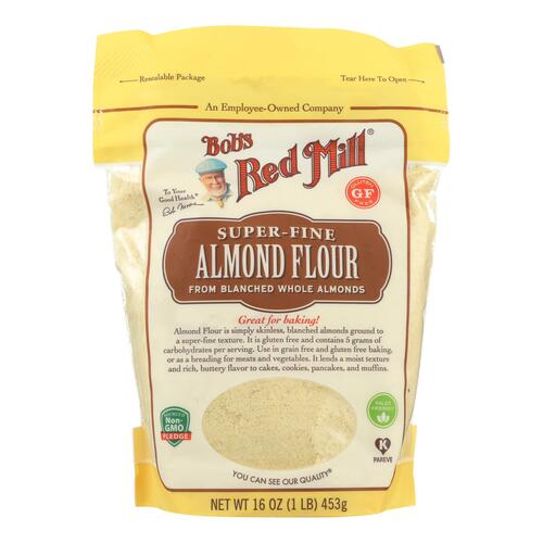 Bob's Red Mill - Flour - Almond - Blanched - Case Of 4 - 16 Oz - super