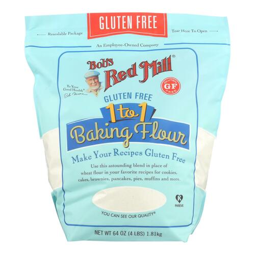 Bob's Red Mill - Baking Flour 1 To 1 - Case Of 4-64 Oz - 0039978054531