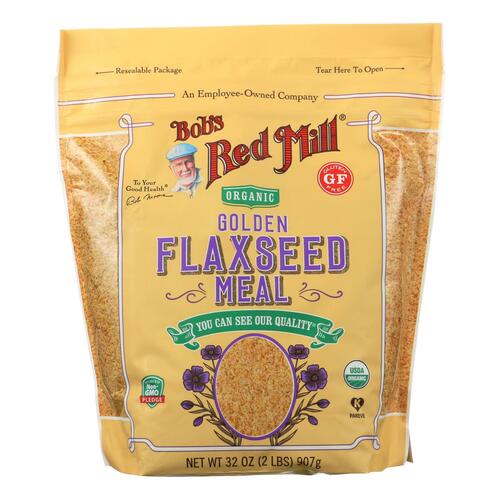 Bob's Red Mill - Organic Flaxseed Meal - Golden - Case Of 4 - 32 Oz - 039978059406