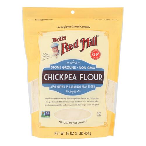 Bob's Red Mill - Flour Chickpea - Case Of 4-16 Oz - sliced