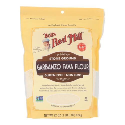 Bob's Red Mill - Flour Garbanzo/fava Gluten Free - Case Of 4 - 22 Oz - 039978114570