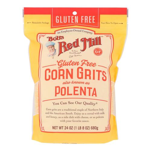 BOB’S RED MILL: Gluten Free Corn Grits Polenta, 24 oz - 0039978114709