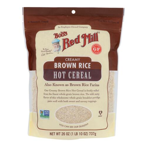 Creamy brown rice hot cereal - 0039978116093