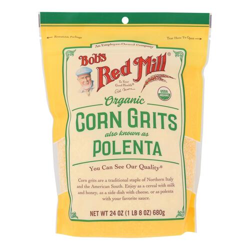 BOB’S RED MILL: Organic Corn Grits Polenta, 24 oz - 0039978119193