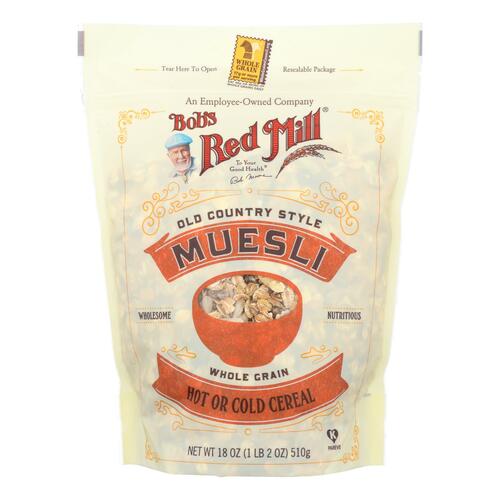 BOBS RED MILL: Old Country Style Muesli Whole Grain Cereal, 18 oz - 0039978501035
