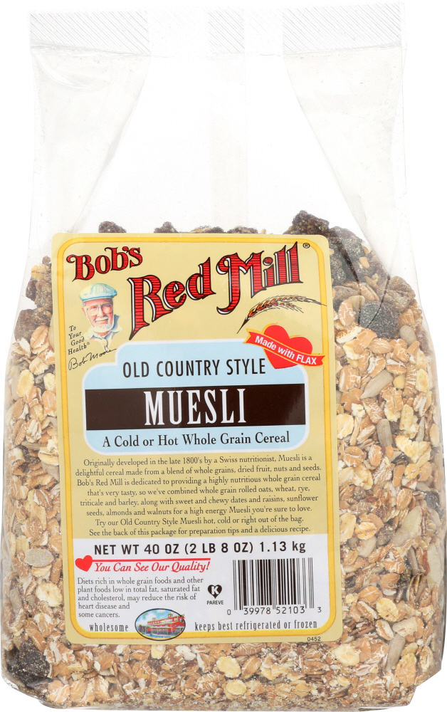 BOBS RED MILL: Old Country Style Muesli, 40 oz - 0039978521033