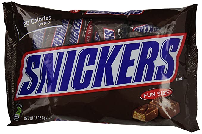 Fun Size Milk Chocolate Nougat, Peanuts, Caramel - 040000151401