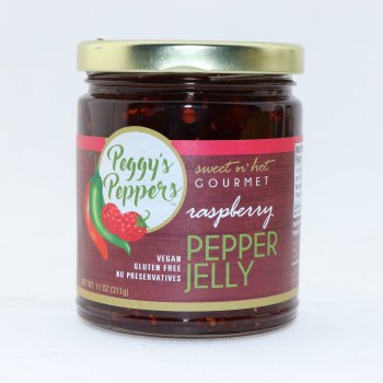 Peggy's Peppers, Pepper Jelly, Raspberry - 0040232194146